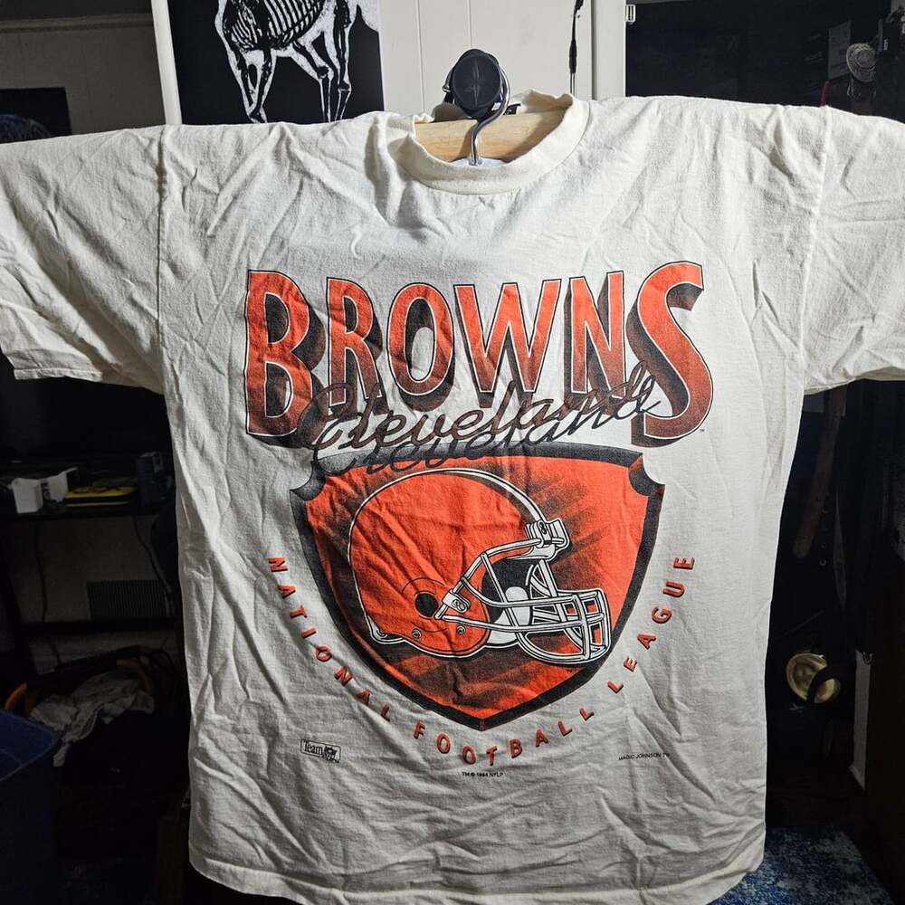 Vintage 1994 Cleveland Browns NFL T-Shirt Size XXL Signal Sport